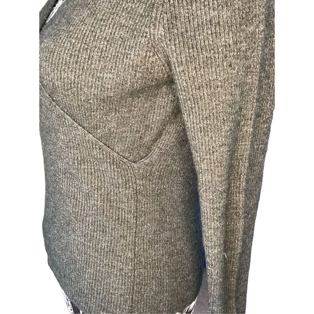 Ribbed Cross Front Sweater Everyday Casual School Workwear